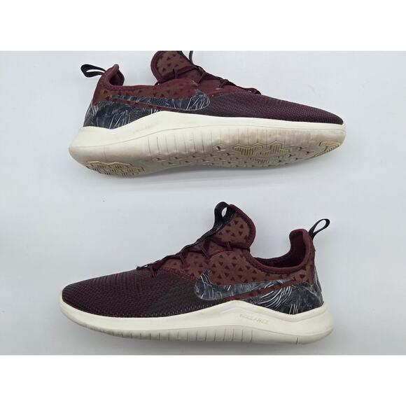 Nike Women's Free TR8 Print Burgundy Sail Training Shoes AH0709-600 Size 9 - Picture 3 of 8